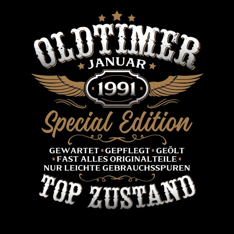 35. Geburtstag Geschenk Oldtimer Januar 1991