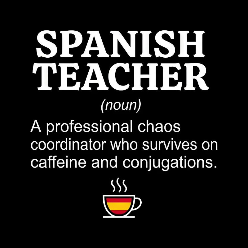 Spanisch Lehrer Definition - Kaffee & Konjugation