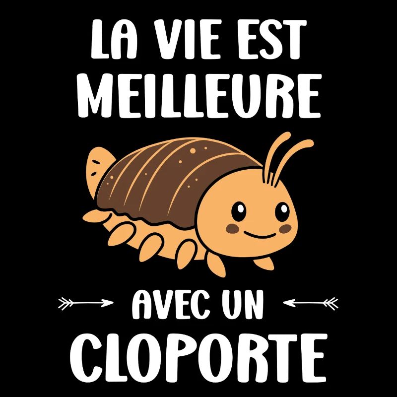 Das Leben ist mit einem Waldlaus besser