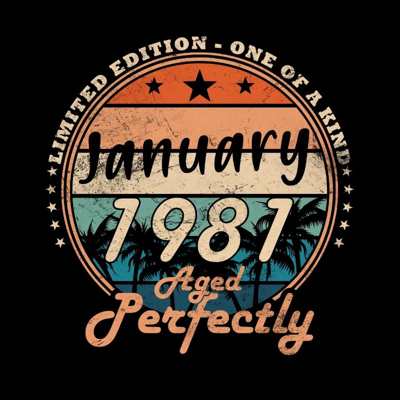 45th Birthday Original January 1981