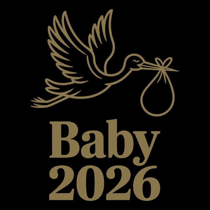 Annonce de naissance de Baby 2026 Stork