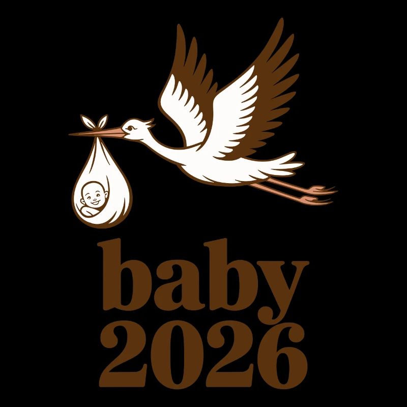 Annonce de naissance de Baby 2026 Stork