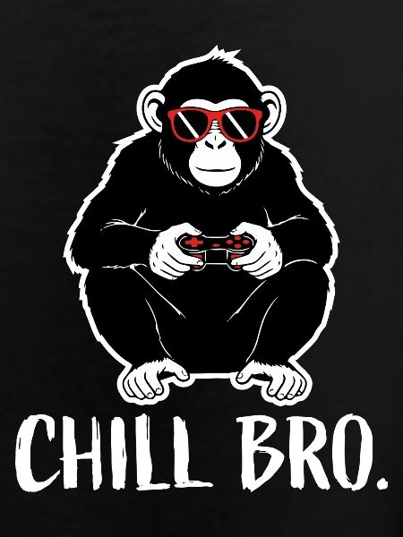 Chill monkey with controller