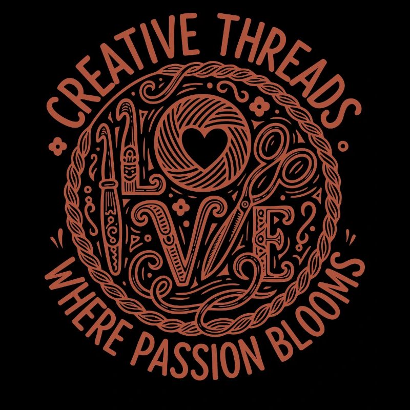 Fils créatifs adore crocheter les fleurs-passions