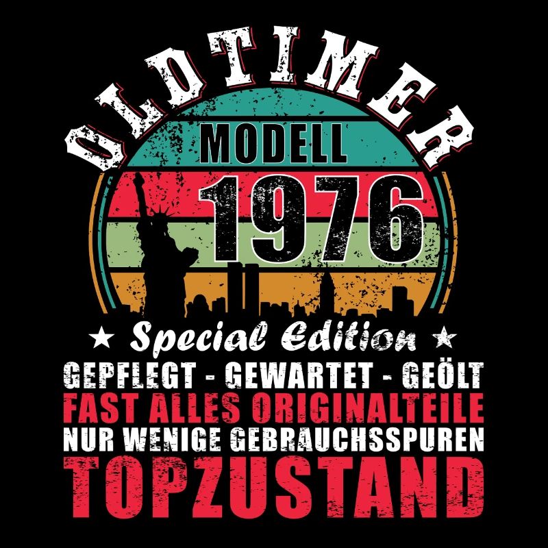 OLDTIMER 1976 EINZELSTÜCK 50. GEBURTSTAG