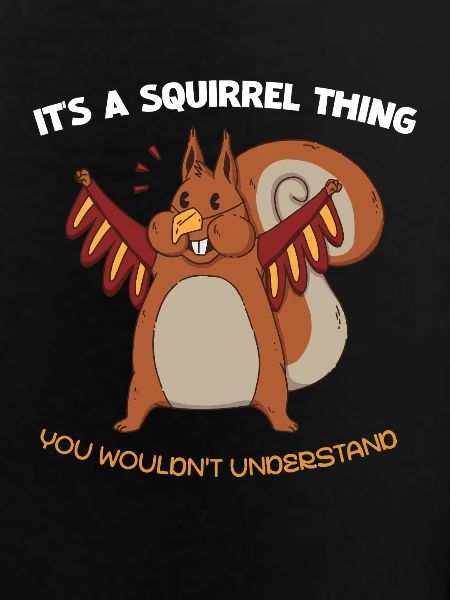 Winged Squirrel Saying