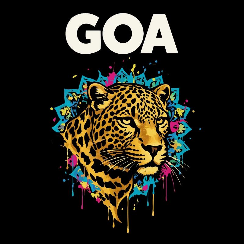 Mandala du léopard de Goa