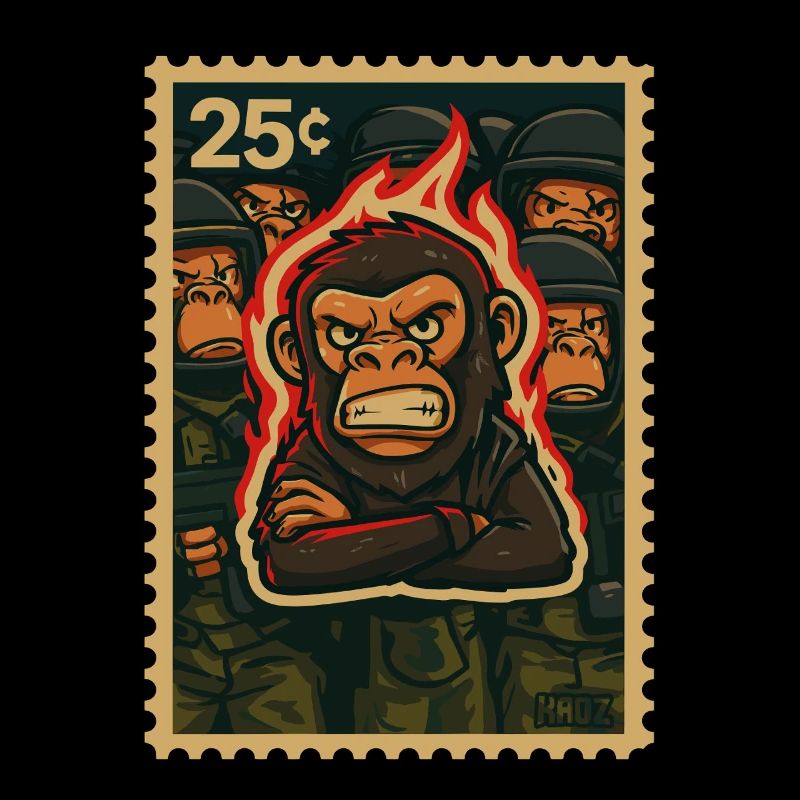 Fire and Monkey Protest