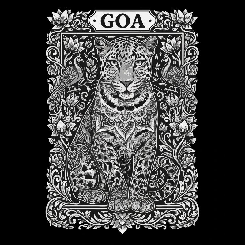 Goa Leopard Mandala