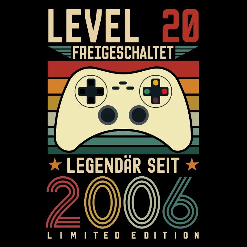 Level 20 Unlocked 20th Birthday 20 years