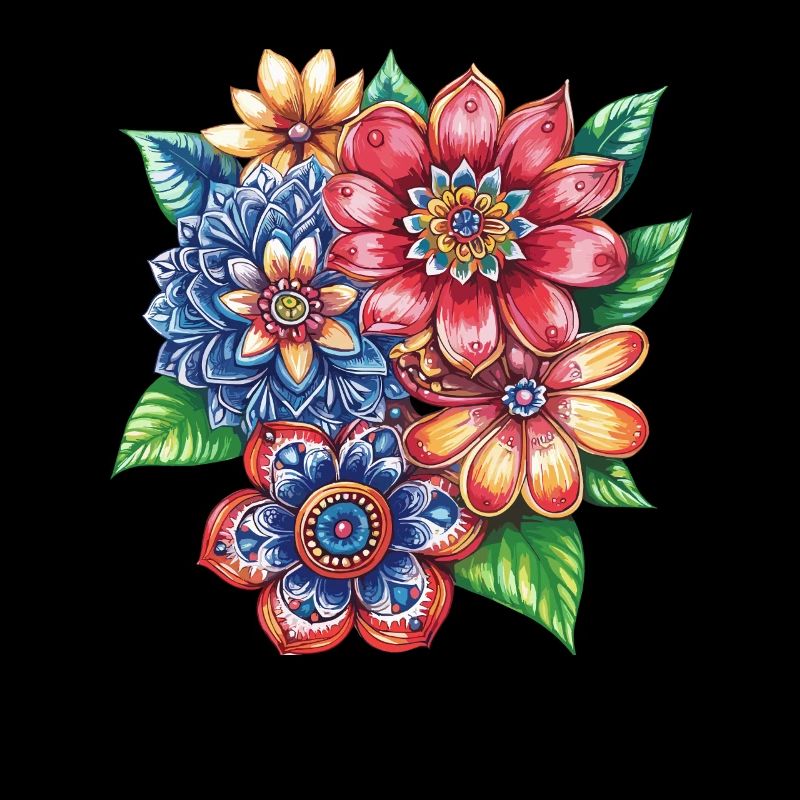Colour explosion flower bouquet