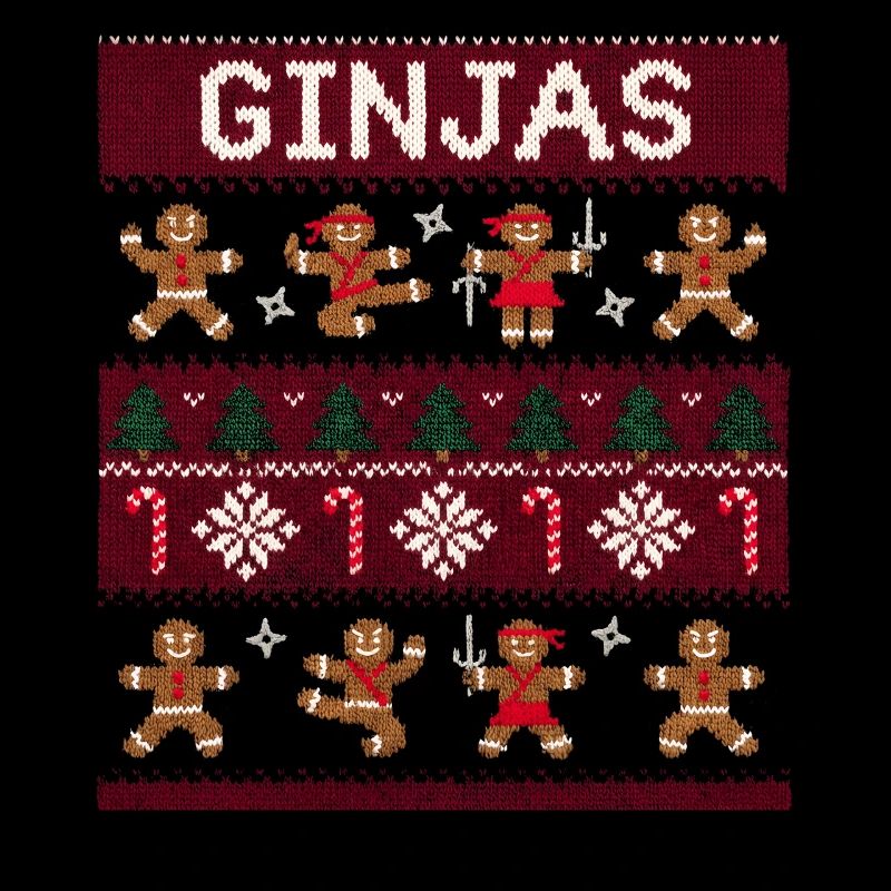 Ginjas Lebkuchen-Weihnachtspullover