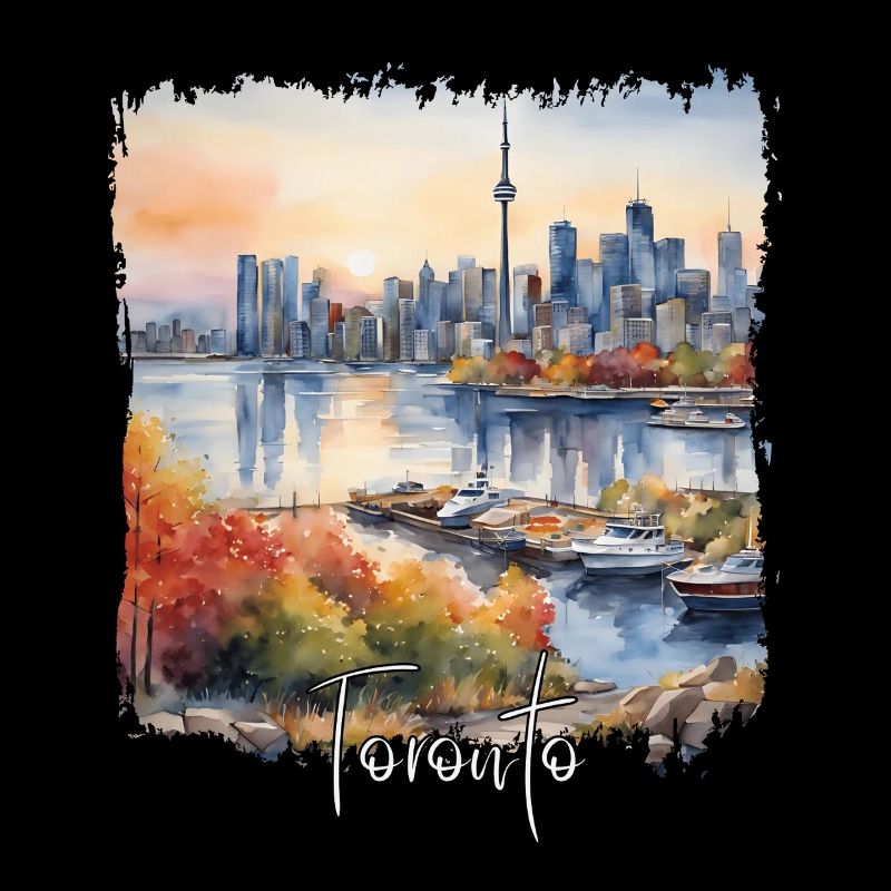 Toronto Canada, Toronto Aquarelle