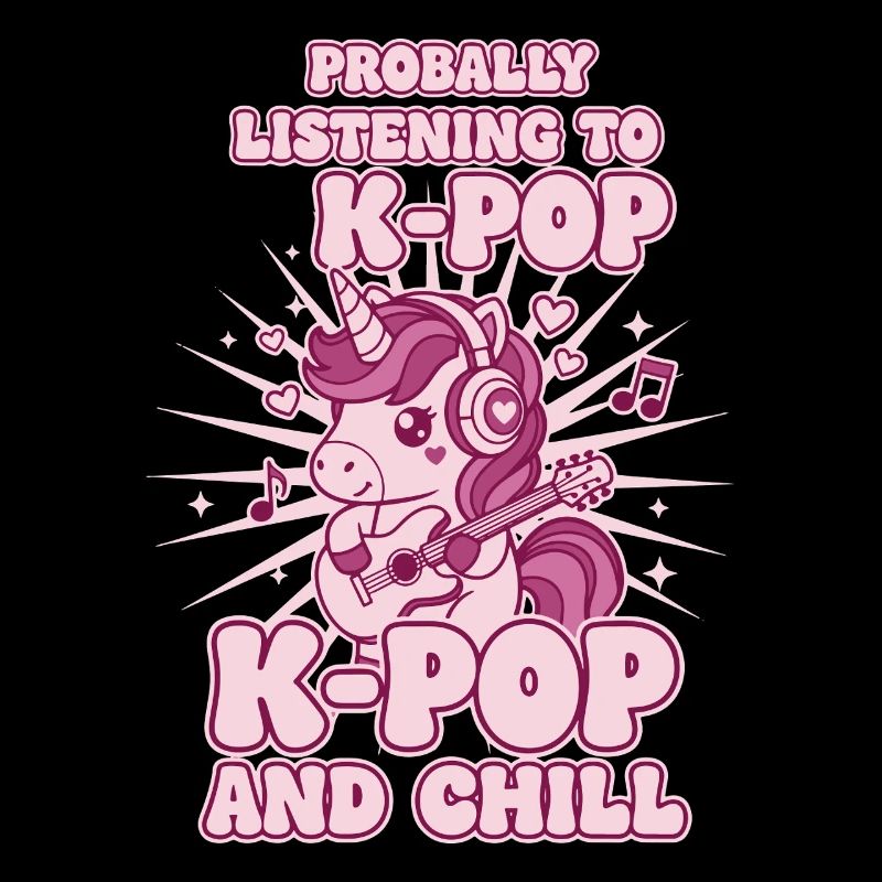 Probablement en train d’écouter du K-Pop et du Chill Unicorn
