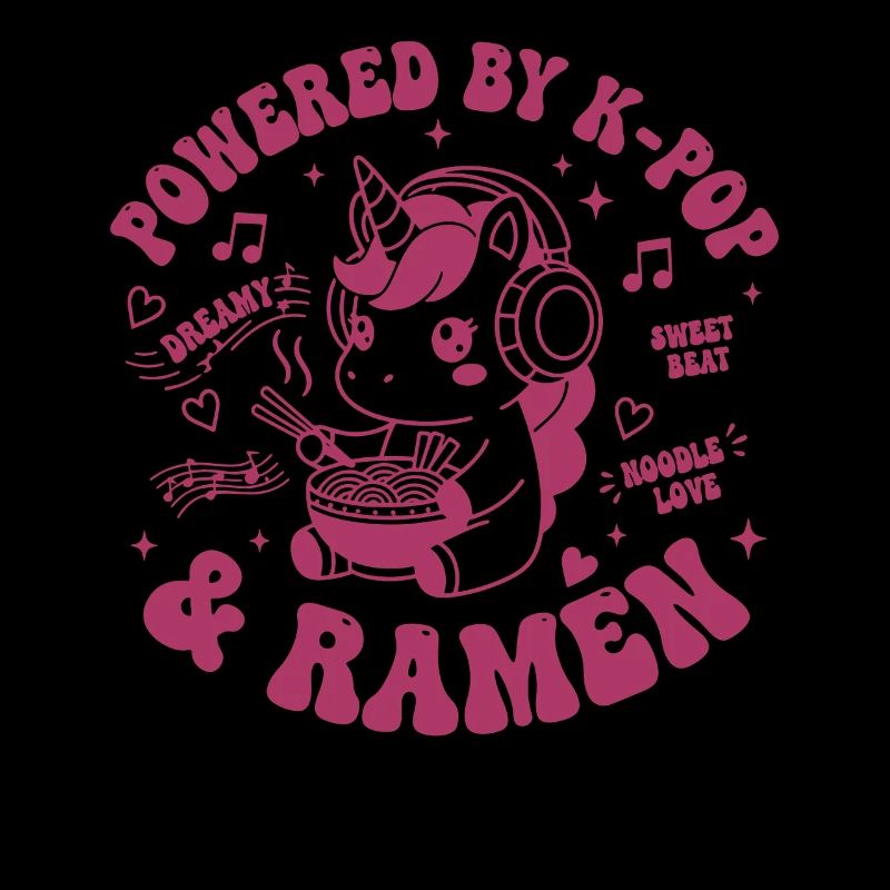 Propulsé par K-Pop et Ramen Kpop Anime Kpop Unicorn