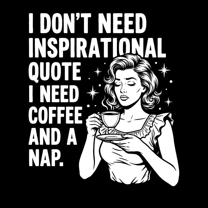 Echte Kaffeeliebe Nickerchen Statement