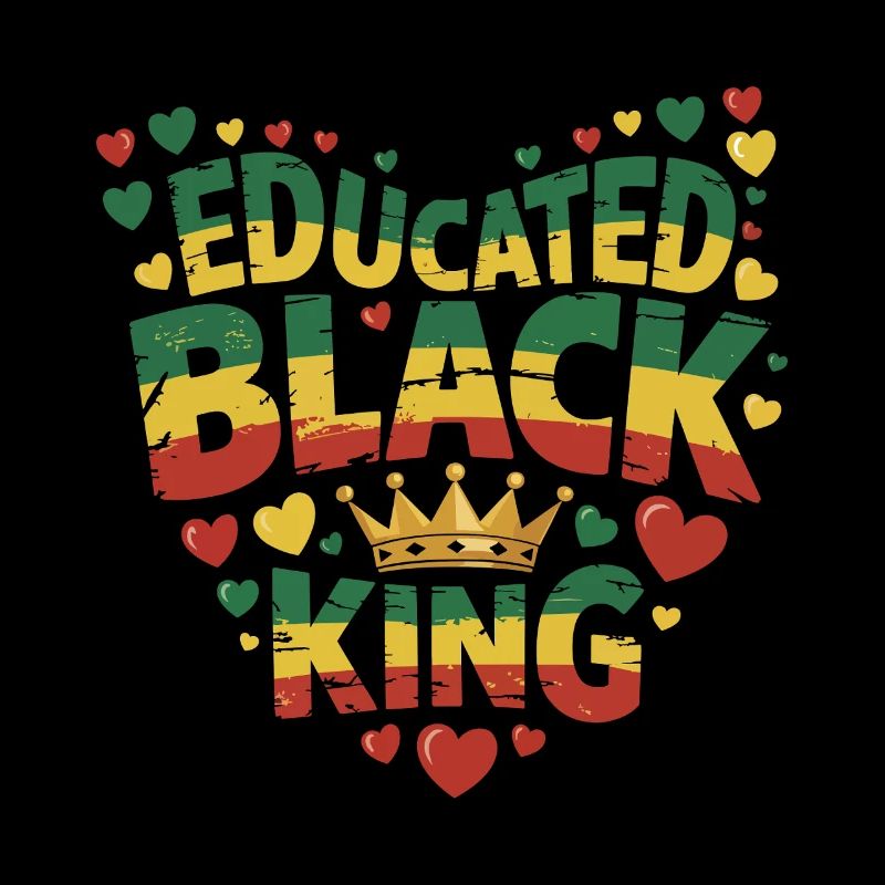 Roi noir instruit | Citation de l’Afro Pride | Noir