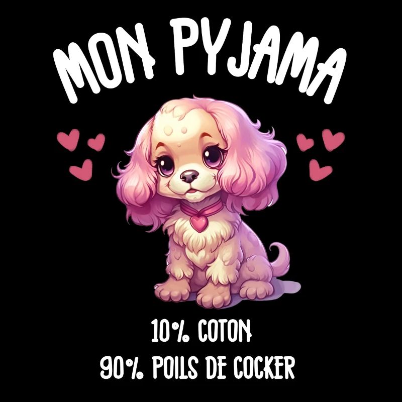 Funny Cocker Spaniel Dog Pajamas