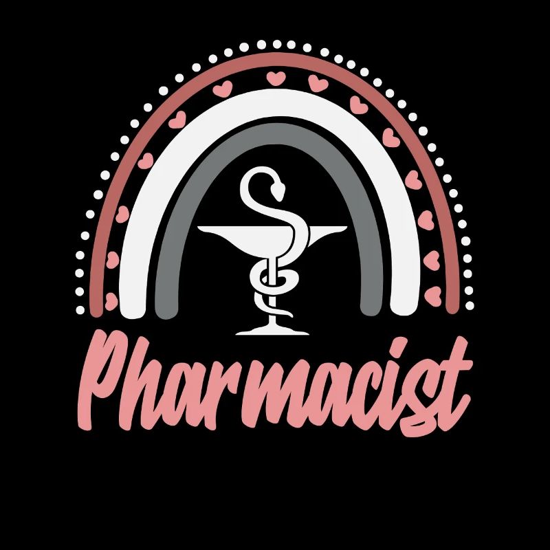 Boho Rainbow Pharmacist Pharmacy Technician