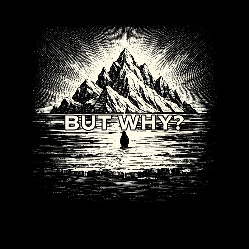But Why Funny Penguin Meme Nihilist Mood Trend