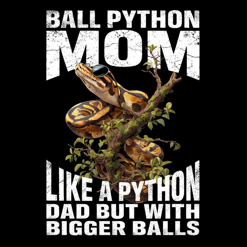 Königspython Mom Mama Schlangen Terrarium Python
