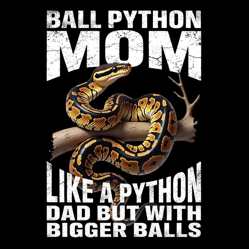 Königspython Mom Mama Schlangen Terrarium Python