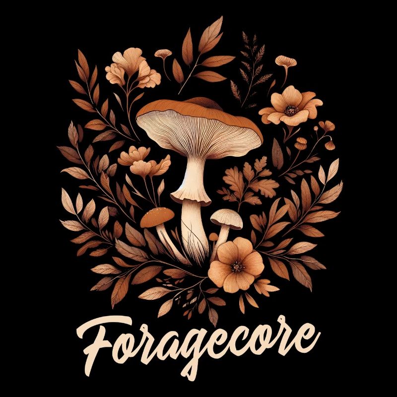 Esthétique des objets de collection | Automne de la forêt de champignons