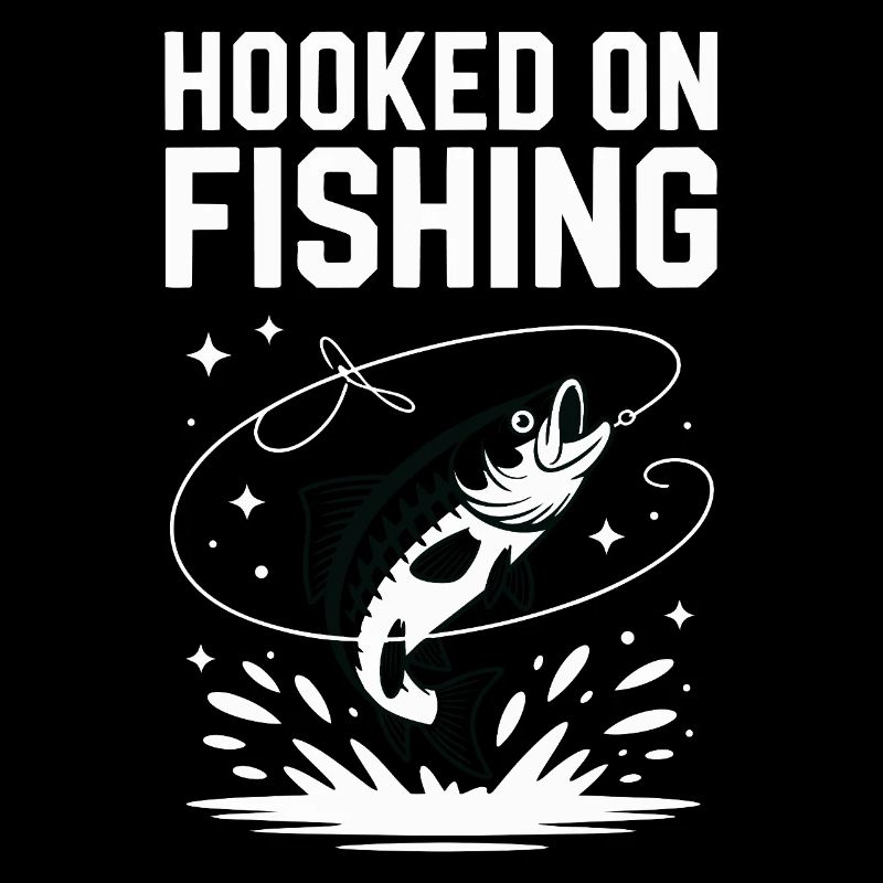 Accroché à la pêche - Pêcheur Spruch