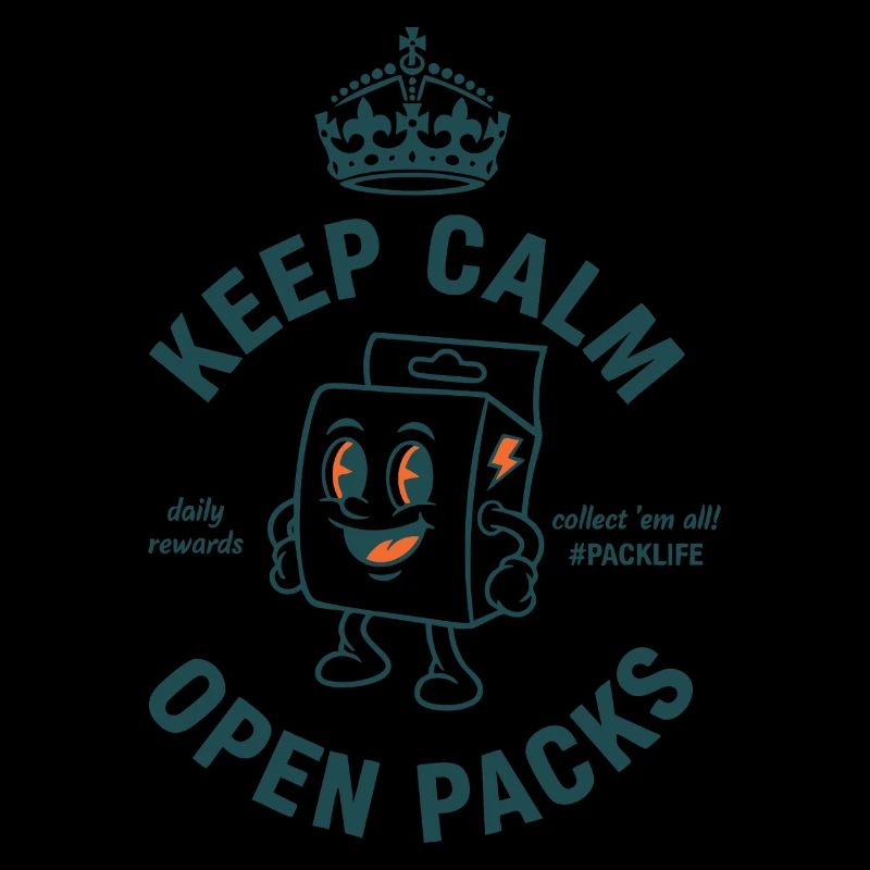 Keep Calm Open Packs Sammelkarten-Packlife