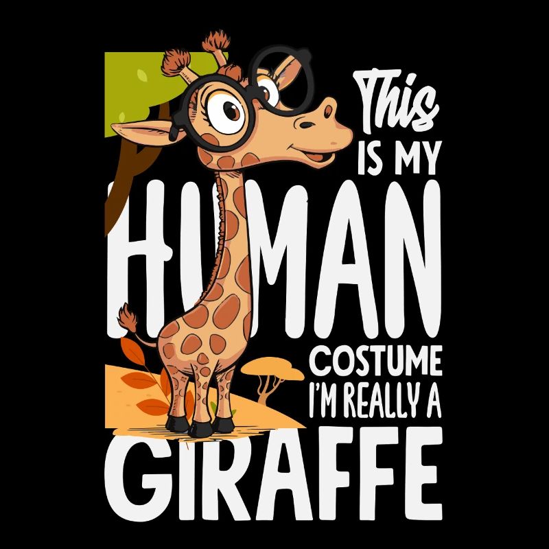 Menschen Kostüm Ich bin eine Giraffe