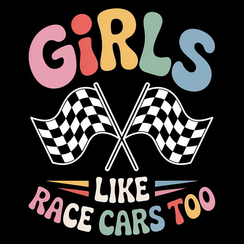 Cadeau de voitures de course de filles