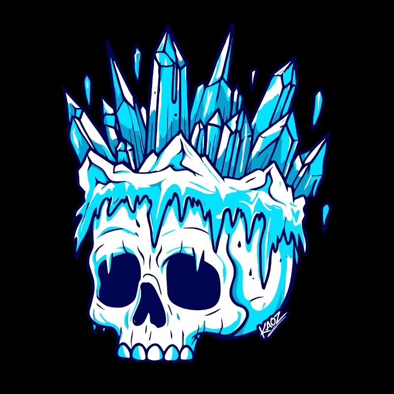 Winter Crystal Skull