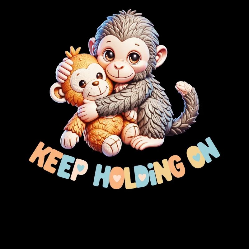 Hugging Monkeys Keep Holding