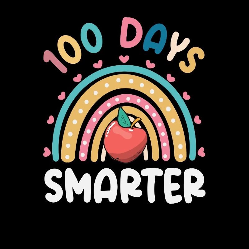 100 Tage Schlauer Regenbogen Schule