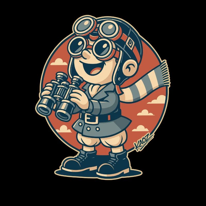 Aviator Scout with Binoculars