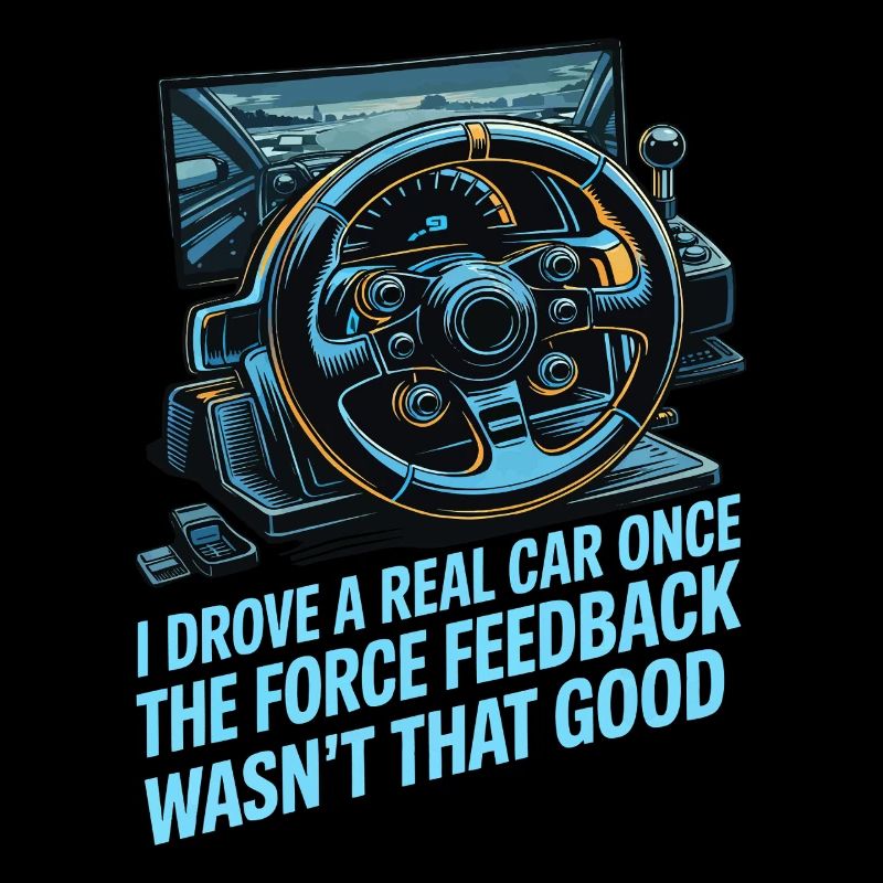 Ich bin einmal ein echtes Auto gefahren, das Force