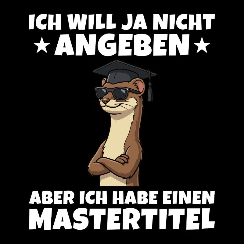 Mastertitel geschafft Wiesel Studium Abschluss
