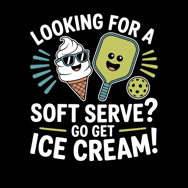 Pickleball Player Looking For Soft Serve Dinking