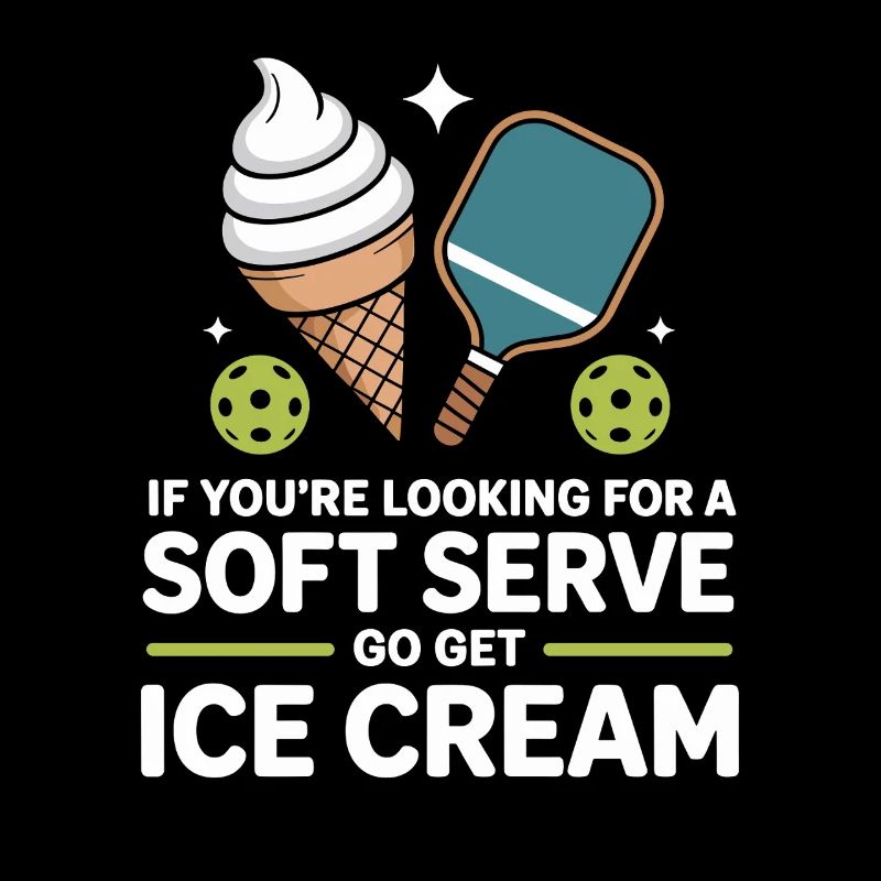 Pickleball Player Looking For Soft Serve Dinking