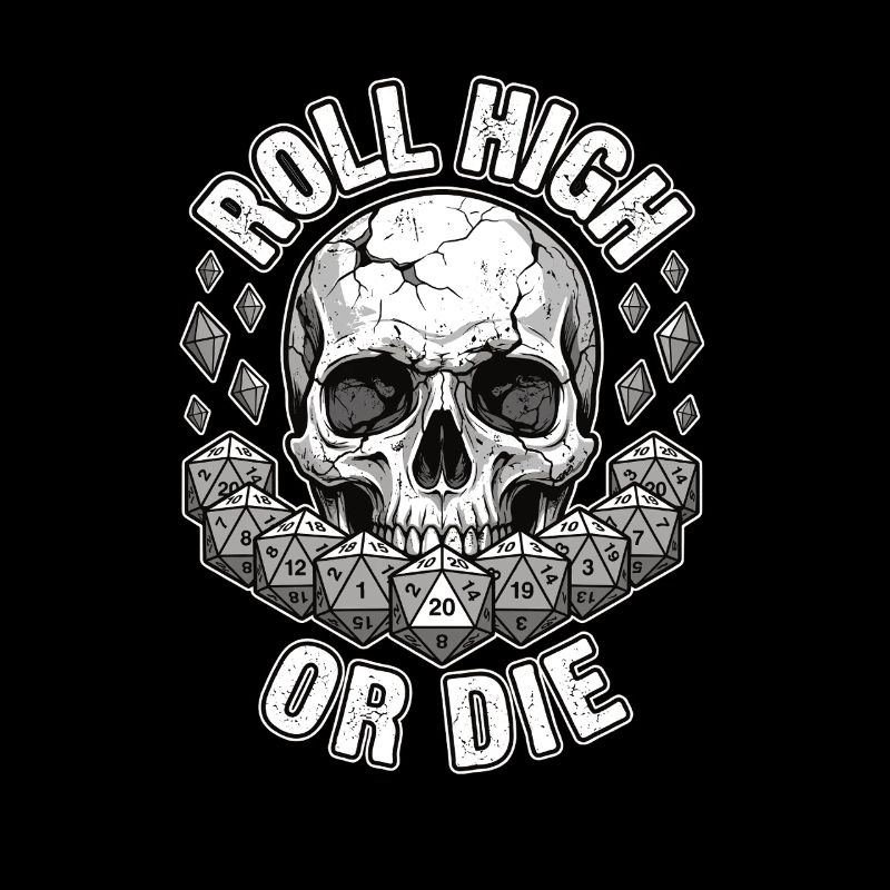 Tabletop Dice Shirt for Role-Playing Game Fans