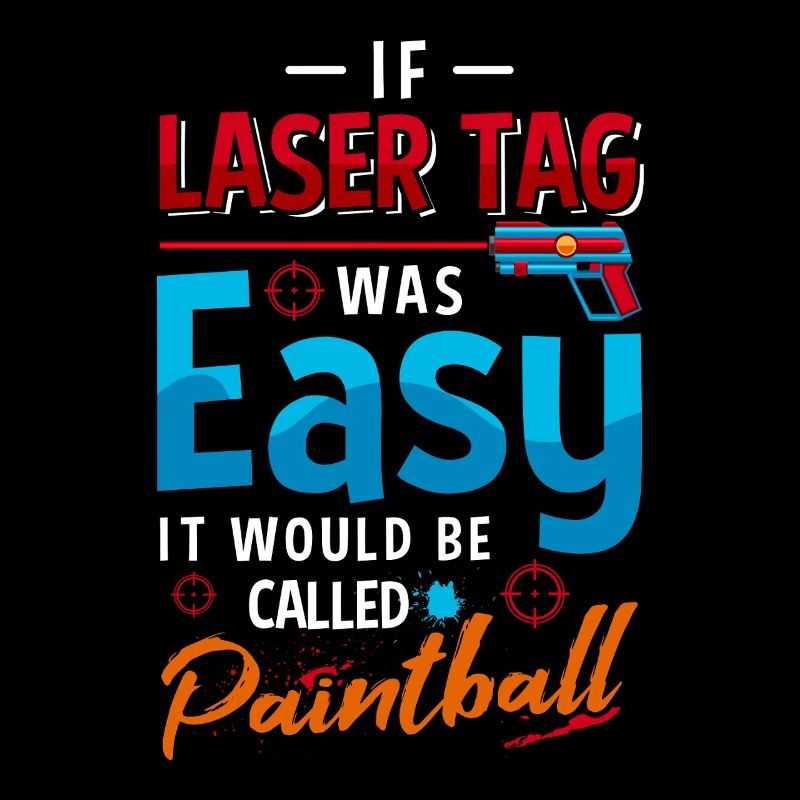 Paintball Laser Tag Facile Design de Jeu Drôle