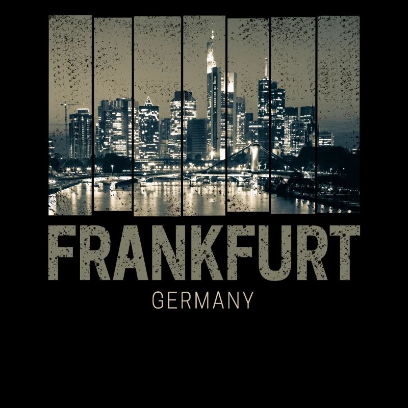 Frankfurt Germany Skyline Fine Art Souvenir