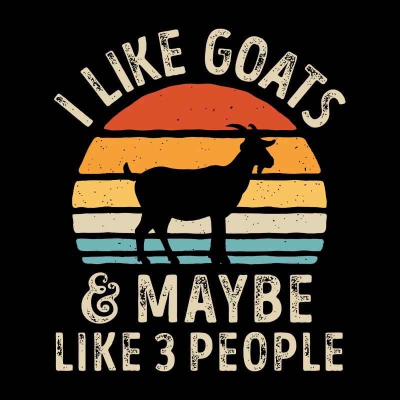 Goat Sunset Meme Tee