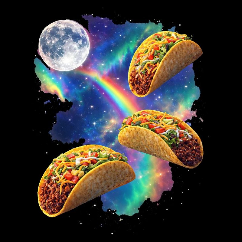 Kosmische Taco-Regenbogen