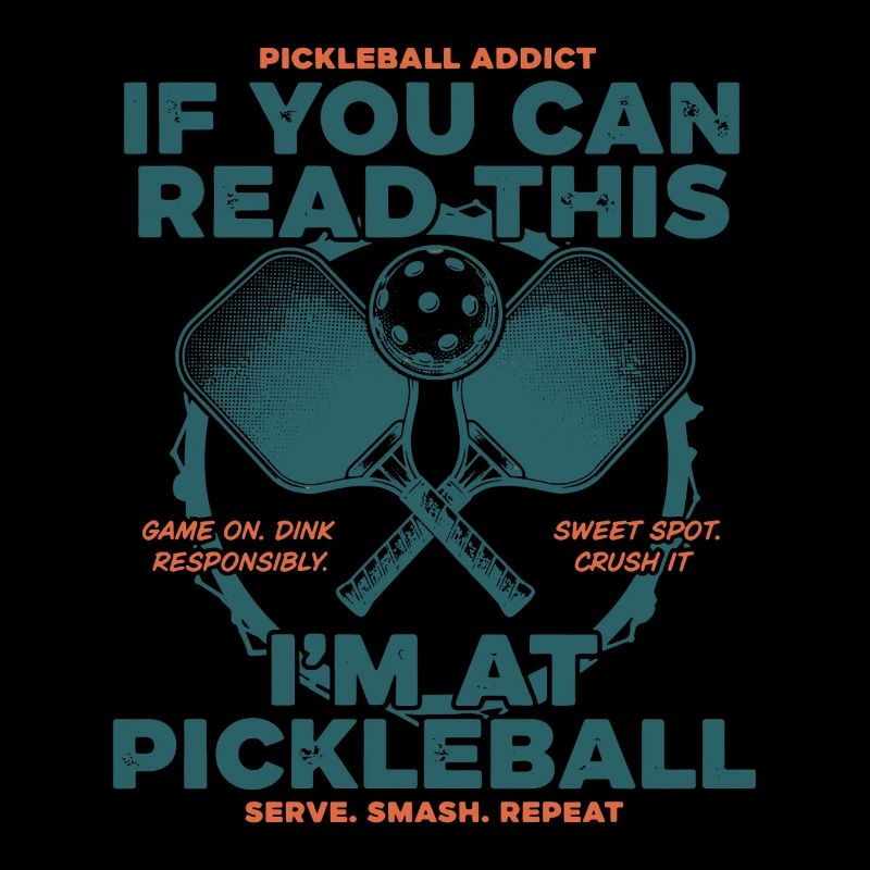 Pickleball, wenn du das lesen kannst, bin ich bei Pickleball.