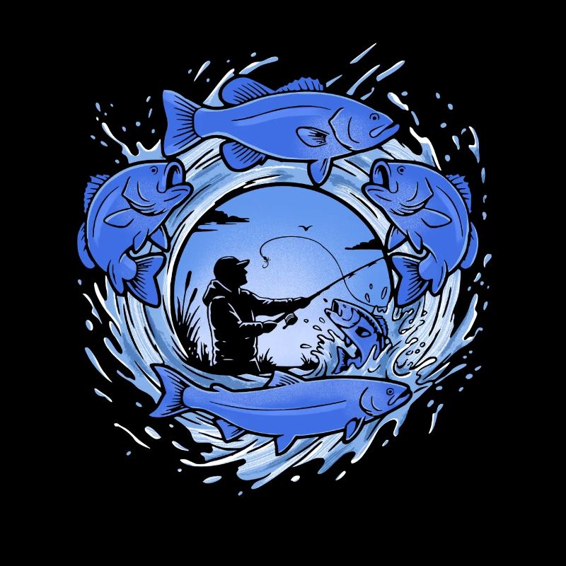 Fishing – dynamic fish and angler graphics
