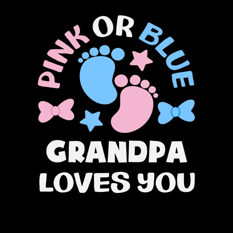 Pink Oder Blau Opa Liebt Dich Gender Reveal
