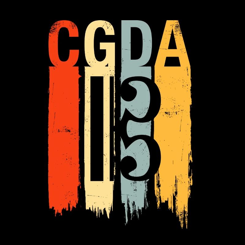 CGDA viola tuning string musician retro