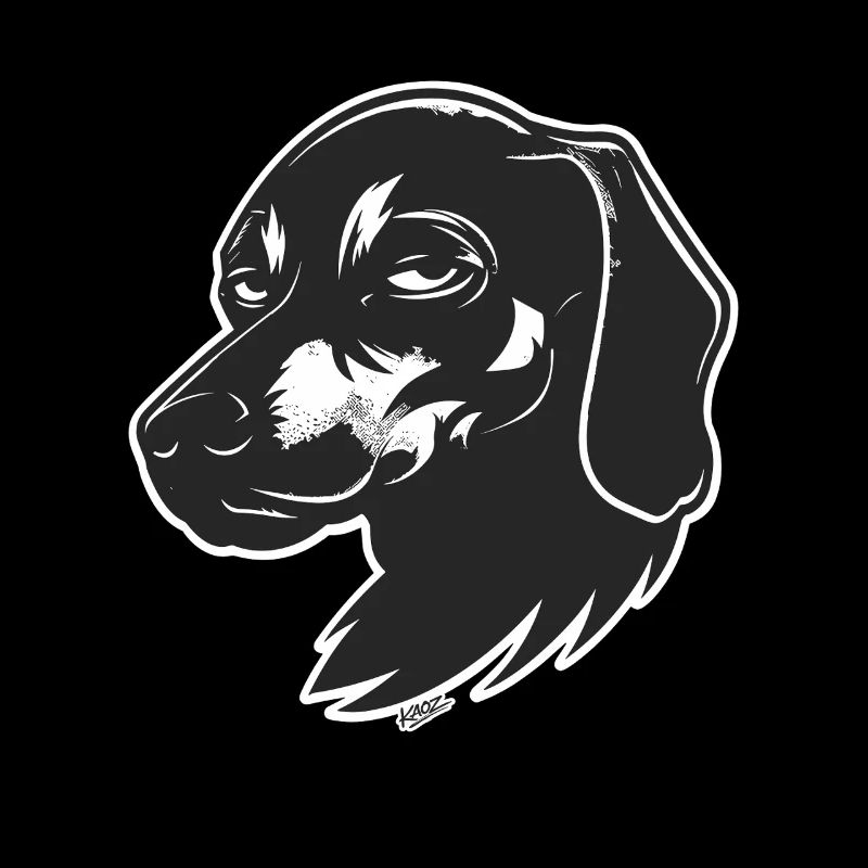 Dachshund Silhouette Sticker