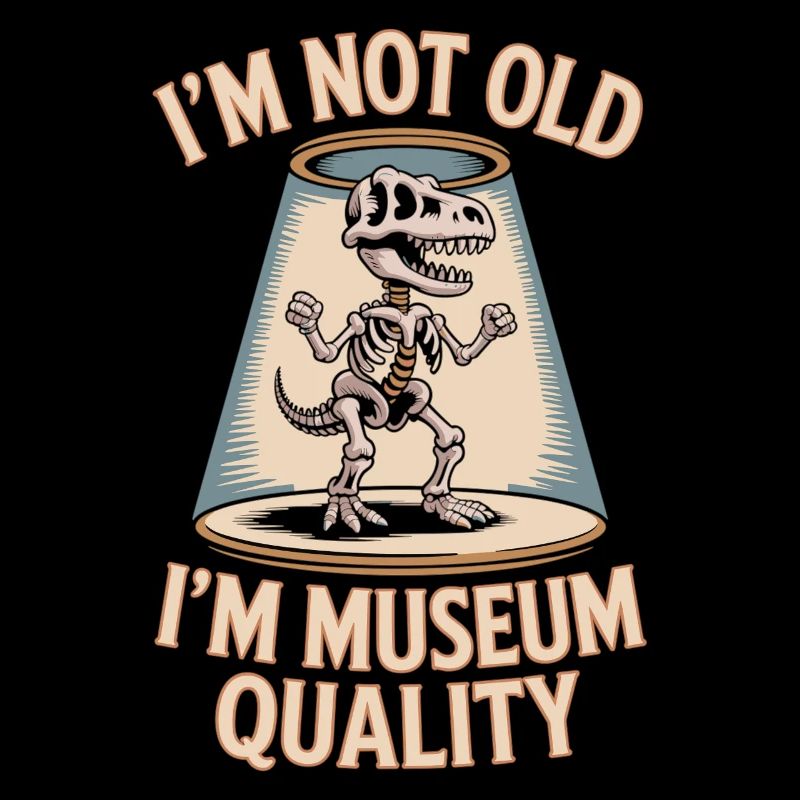 Dinosaure Je ne suis pas de qualité musée